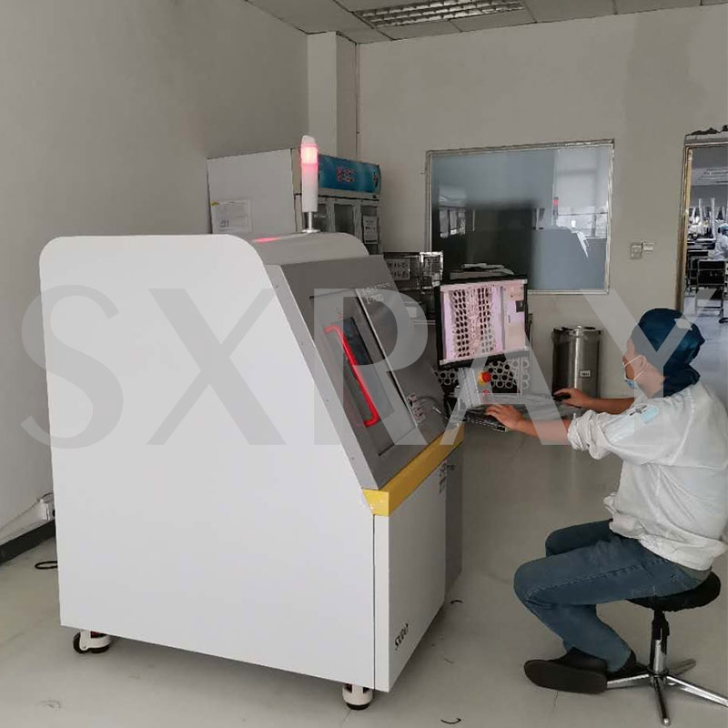 已完成X-RAY检测设备X-7100调试安装与使用培训(北海建兴光电)